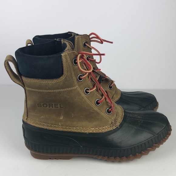 Sorel Cheyanne Lace Full Grain Men’s Rain / Snow Rubber Duck Boots - Picture 3 of 13